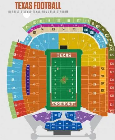 2 Texas Longhorn Football Tickets vs Ohio State, Lower Level!