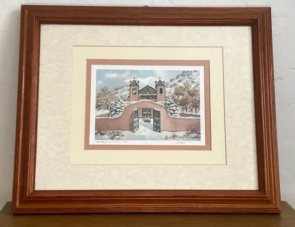 Vintage Santuario de Chimayo Print By Andy Luna