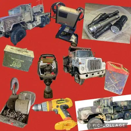 HUGE ESTATE AUCTION BYRON, GA - TRACTORS-TRUCKS-MILITARY EQUIPMENT-CON