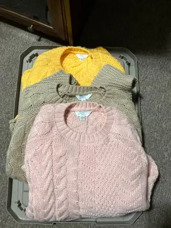 3 Sweaters Take all 3 for $10 size XL OR 16/18
