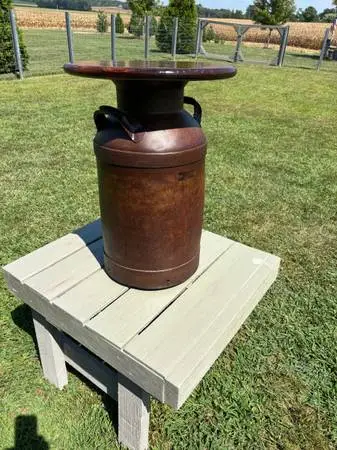 Antique Milk Can  repurposed!