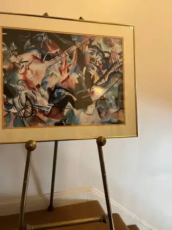Kandinsky print-Framed and ready to hang-Large
