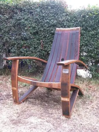 Wine barrel furniture