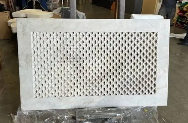Scalloped Stone Marble Top