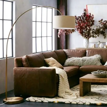 West Elm Large Overarching Floor Lamp