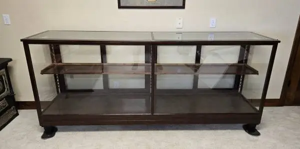 Antique Mahogany Display Case