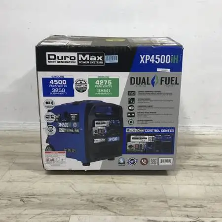 DuroMax 4500W Dual Fuel Inverter Generator XP4500iH