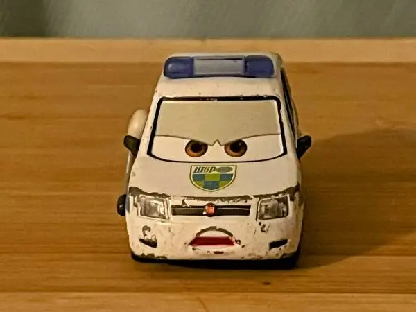 DISNEY PIXAR CARS ALEX CARVILL WGP SECURITY DIECAST 2 3/4 VAN