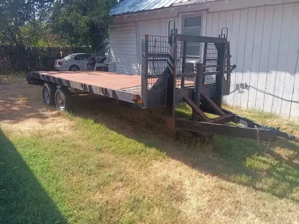 20FT DOVE TAIL DECKOVER BUMPER PULL TRAILER