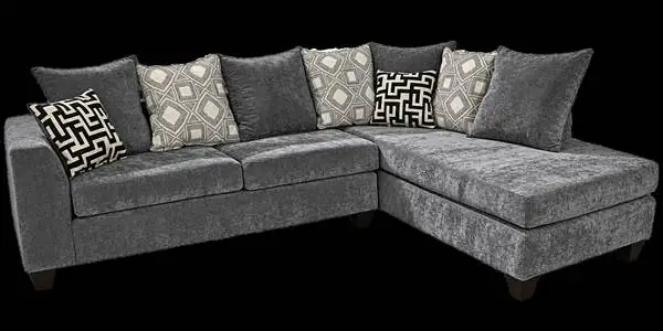 Exclusive In-house Designed modern grey Sectional Sofa