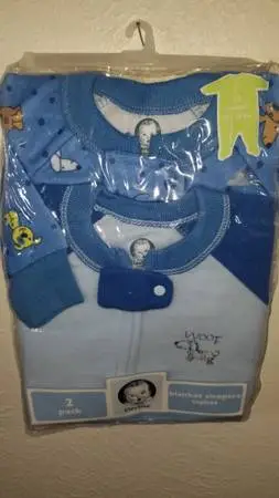 Gerber 2 Pack Blanket Sleepers BRAND NEW Size 12 months