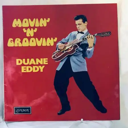1970 UK LP of NY Guitarist DUANE EDDY Movin `N Groovin