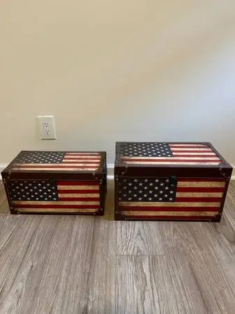 WOOD TRUNK BOXES