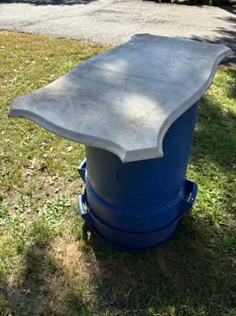 Antique fancy piece of marble