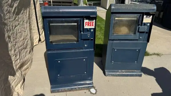 Newspaper stands