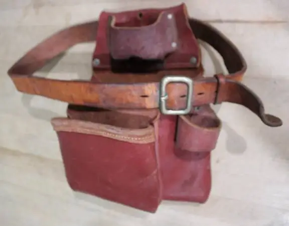 Vintage Leather Electrician’s Bag — OCCIDENTAL LEATHER “5018”