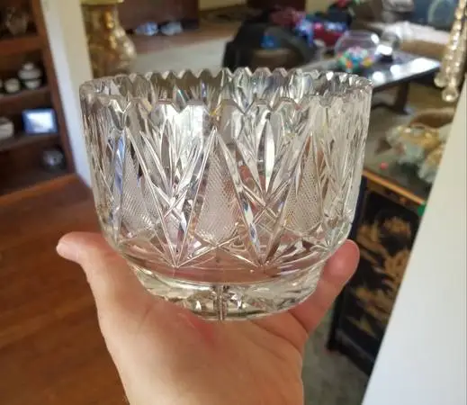 Antique Crystal Bowl