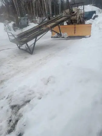 Steel sled deck for pick -up truck