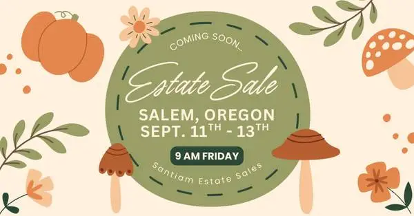 Santiam Estate Sales Cozy Home Collector Sale