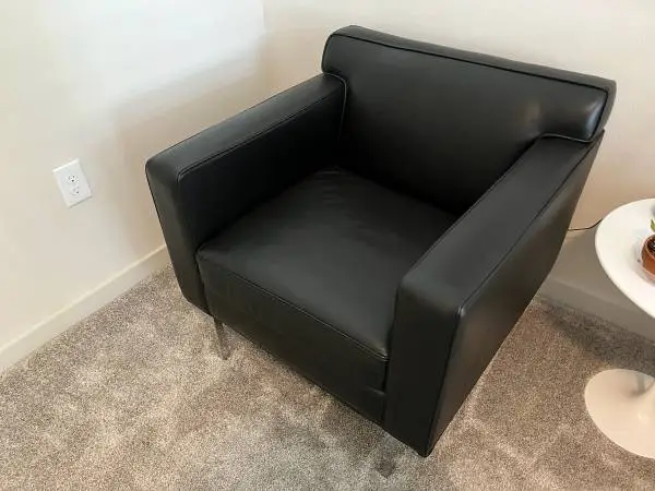 Leather Theatre Armchair $900 - DWR
