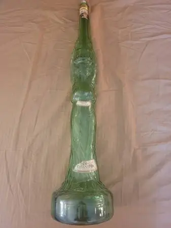 1975 Chianti Glass Bottle
