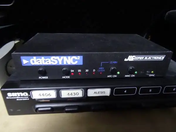 JLCooper’s dataSYNC2 & PPS2 for ADAT SMPTE MTC Clock & Striping Reels