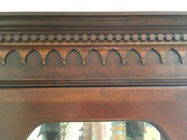 Vintage Cherry Jasper Curio Cabinet