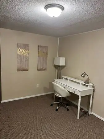 Desk w chair and light