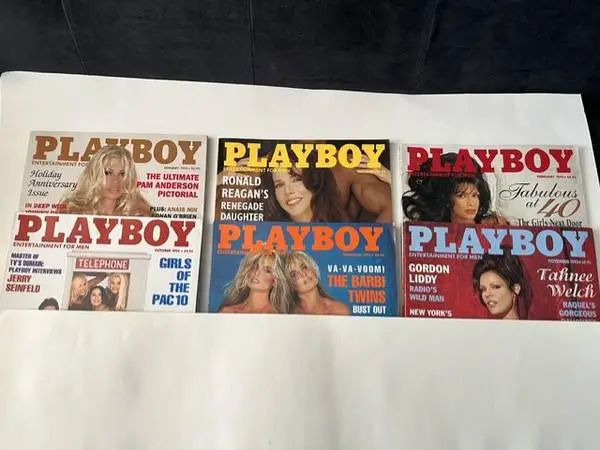Eight Assorted Playboys 1991-96