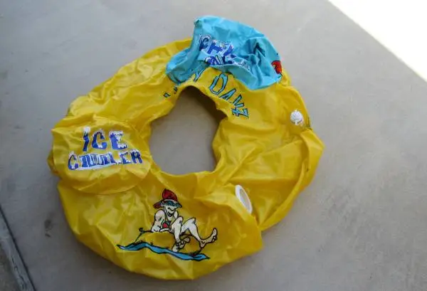 50 Inflatable Tube, Cooler & Cup Holder