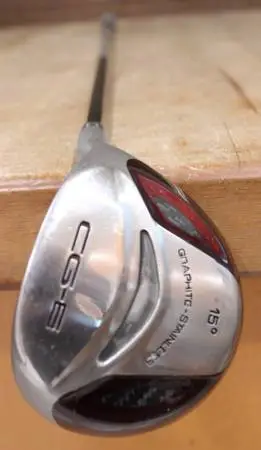 CG‑6 Graphite Stainless 3 Wood — UST Shaft — L Flex — Winn V17 Grip