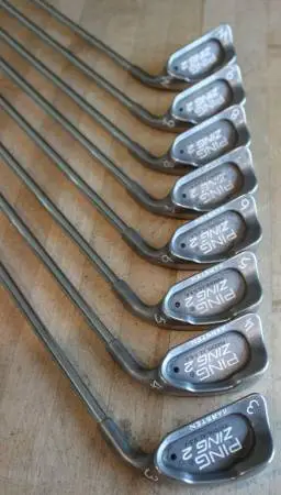 PING ZING 2 Iron Set – 8 Clubs – Black Dot – Matching Serials – RH