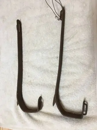 Vintage Linemans spiked pole climers