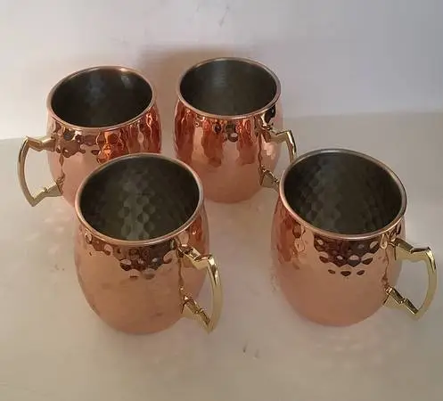 Moscow Mules Copper 4 Set of new