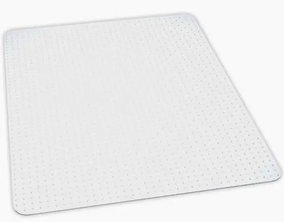 Chairmat, ES Robbins 46 x 60 Clear Rectangle for High Carpet