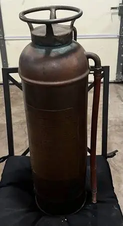 For Sale : Antique Copper and Brass Fire Extinguishers