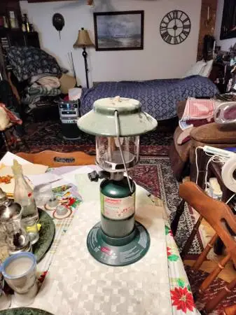 Coleman propane camp light