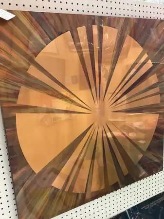 BIG sheet copper wall art 34x34 DISCOUNT AVAILABLE
