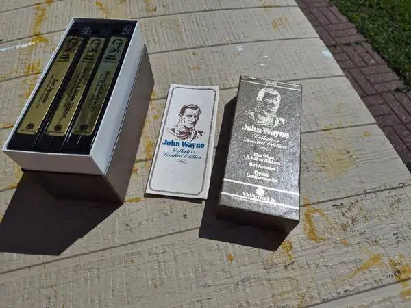 John Wayne Limited Collection 3 VCR Set