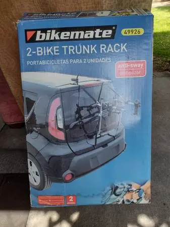 bikemate 2 bike trunk rack