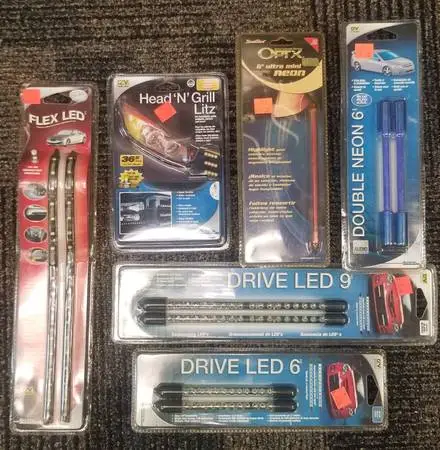 NEON & LED LIGHT KITS for Cars Trucks Motorcycles - $8-$20