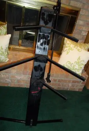 ultimate support apex-48 two tier w/mike boom and clip keyboard stand