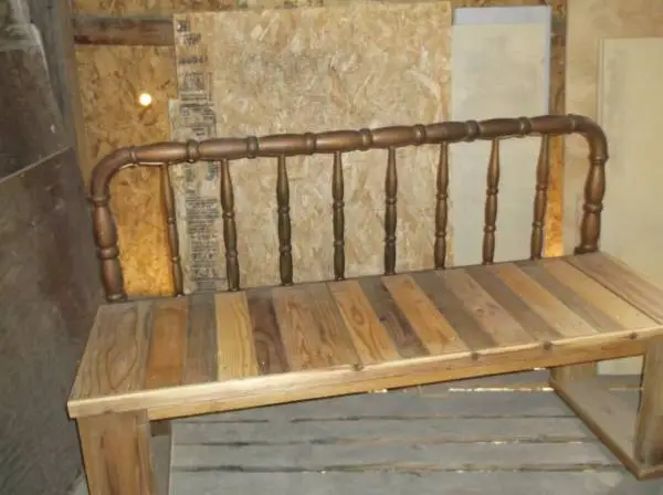 Wood Patio Bench