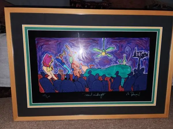 Matt Rinard Round Midnight Limited Edition Serigraph Signed.