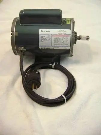 G.E. 1 hp. 3,450 rpm. power tool motor 5/8 shaft, ball bearing