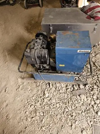 Engine drive arc welder