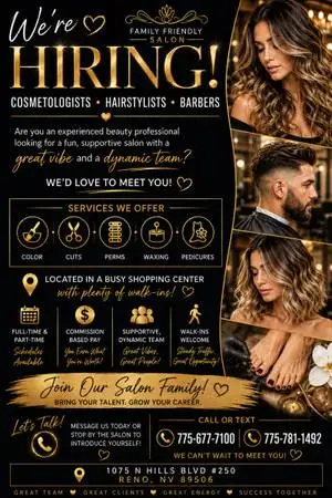 Hair Stylists Wanted