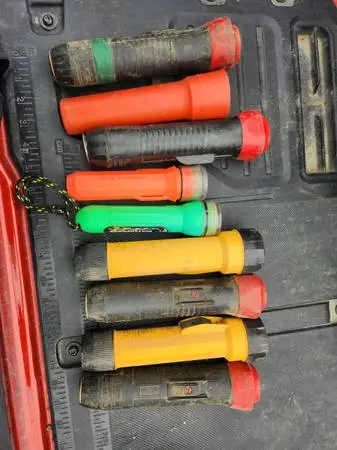 9 flashlights
