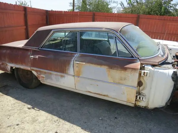 PARTING OUT 1963 CADILLAC SDV DOORS  HOOD DASH SEAT WINDSHIELDS PANELS