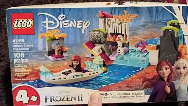 Kids NEW LEGOS Disney Frozen II Annas Canoe Expedition